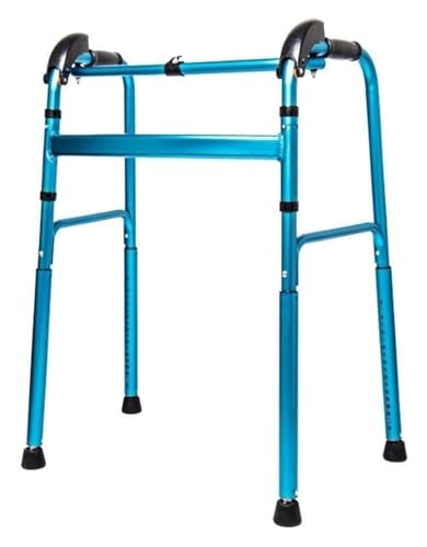 JIURUOZ Gehrahmen Leichtgewicht Gehbock, Blau, Verstellbar