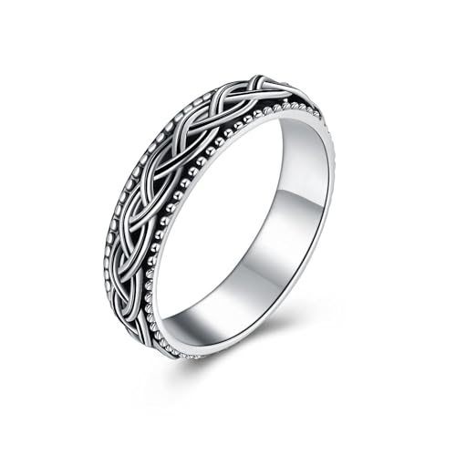 Bijoux anxiety en argent avec nœud celtique, cadeau réconfortant femme
