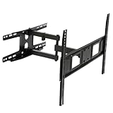 エレコム 壁掛けテレビ金具 フルモーション式 37～70インチ対応 【上下・左右・回転】 耐荷重35kg ケーブルホルダー付き ブラック TWM-FW01BK