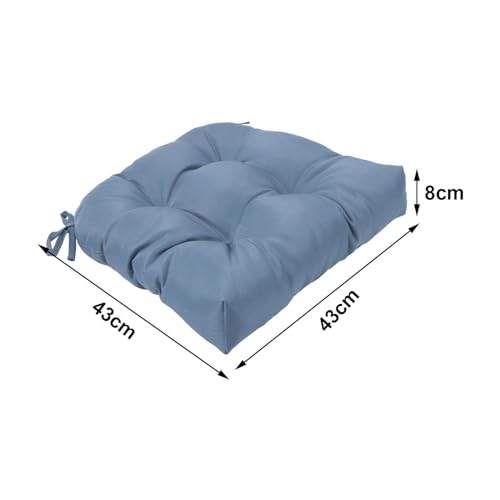 Coussin de siège imperméable avec liens de fixation pour chaise et méditation - 4