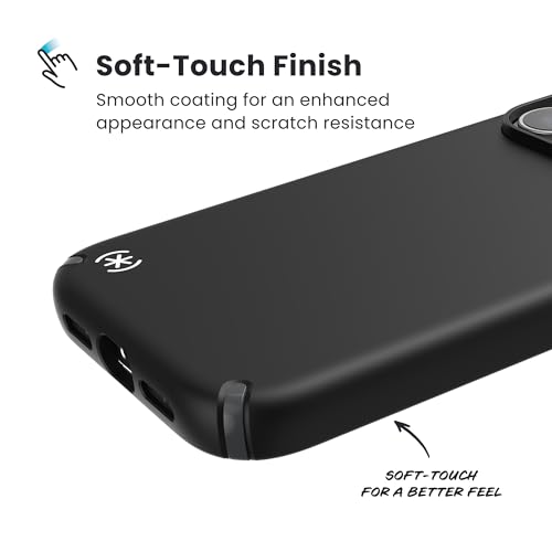 Image of Speck PRESIDIO2 PRO for iPhone 17 Case, MagSafe-Compatible, Slim Protective Case, Black /Slate Grey /White