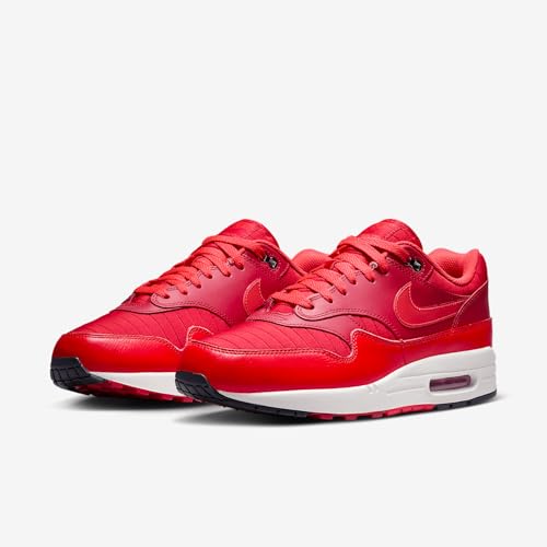 Image of Nike Air Max 1 Men's Shoes (HQ3607-687, Gym Red /University Red /Light Crimson /Sail) Size 6