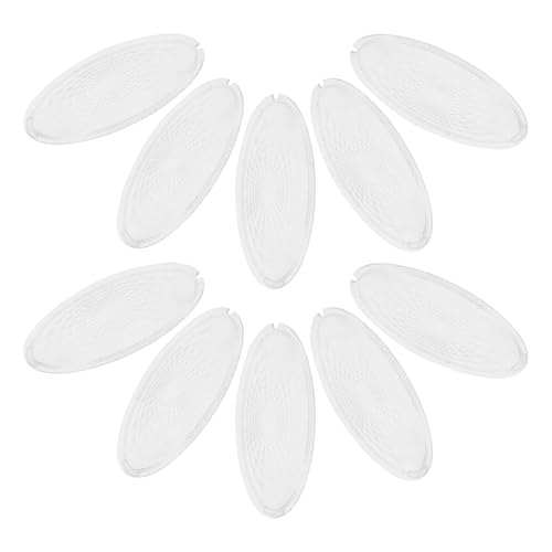 Ipetboom 5 Pares de Cubiertas Transparentes para Lámparas de Campana Extractora de Cocina Protección Resistente de Plástico Repuesto 123 X 64 X 02 CM Accesorio Práctico para