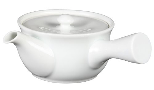 Hasamiyaki 40619 White Porcelain Manten Teapot (Medium)