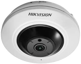 HIKVISION DS-2CD2955FWD-IS 5MP IR WDR POE Network Fisheye Dome Camera, Audio and Alarm Inputs and Outputs, RJ45 Connection