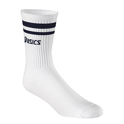 ASICS Old School Crew, White/Navy, Medium