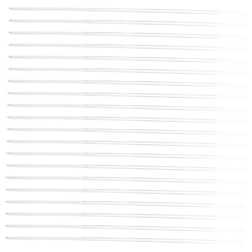 AKOOSY 20個透明アクリル植物支柱 多肉 蘭用プラントサポートスティック 室内外対応 植物茎固定用支柱