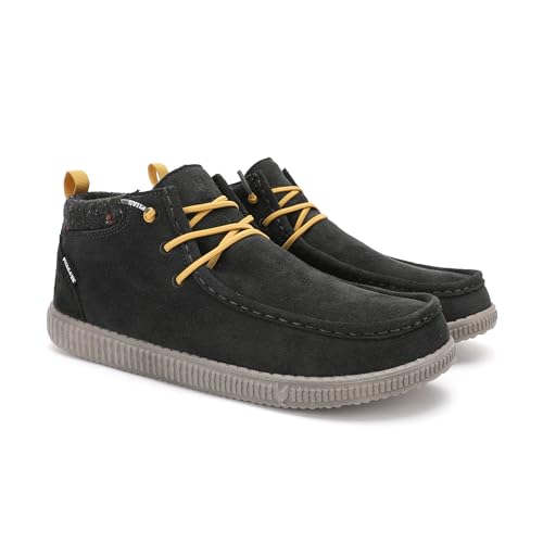 WALK IN PITAS | WP150 BOB | Botas Hombre Casual | Botín Serraje | Bota Urbana de Caña Baja | Mocasines | Náuticos Invierno | Zapatillas Casual | Zapatos sin Cordones | Calzado Walkinpitas | Topo 44