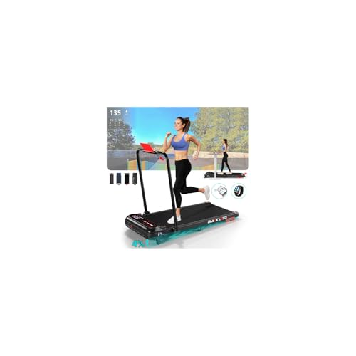 BLACK LORD Walking Pad Treadmill with 4% Incline, 4 in 1 Under Desk Treadmills for Home with Shock...