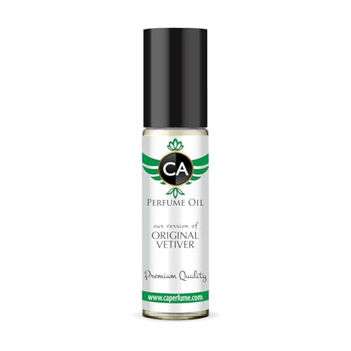 CA Perfume Impression of Original Vetiver for Men Eau De Parfum Woody Spicy Scent Long Lasting Cologne for Men Travel Size TSA Ready for Day and Night Wear 0.33 Fl Oz 10ml