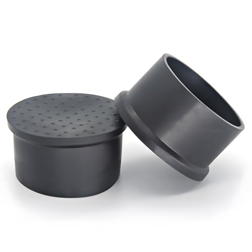 Image of 8 Pack 1.5 inch(38mm) Round Plastic Tubing Plug,Black End Caps for Metal Tubing,Hardware Plugs, Fences, Glide Protection from Chair Legs and Furniture