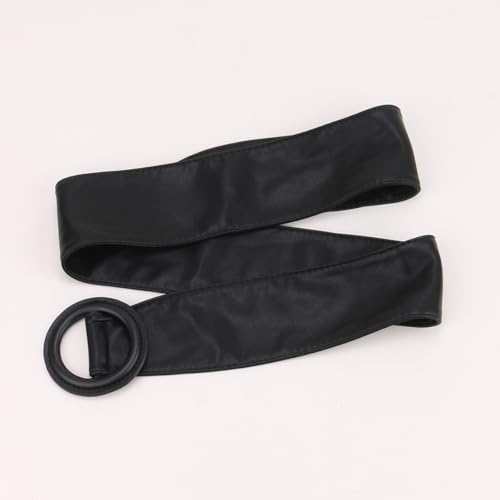 BaronHong Lace-up Lace Corset Belt Elastic Tied Black Waspie Belt Stretchy Halloween Costume Dress Cincher Waist Belts4