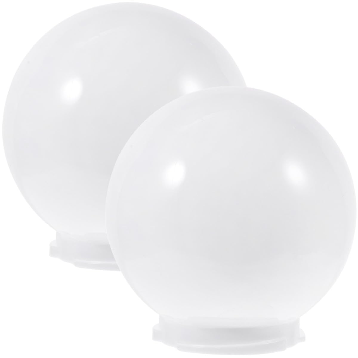 GALPADA Acryl Kugellampenschirm 20cm Ersatz für Außen Wandlampe Garten mit Einfacher Montage und Sauberer Erscheinung