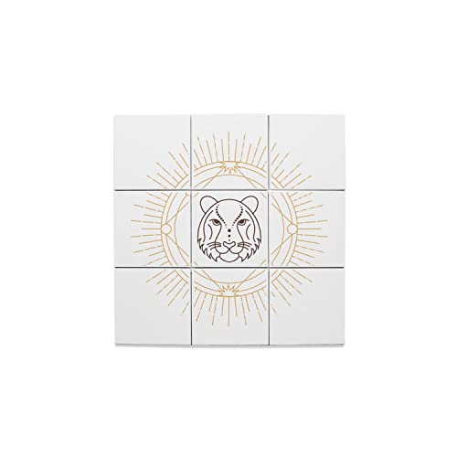 Carreaux céramique tigre pour créer une crédence de cuisine asiatique