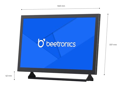 Image of Beetronics 24-Inch Full HD IPS Monitor - Professional Industrial-Grade Display | HDMI, VGA, BNC, RCA Inputs | Durable Metal Housing, Matte Screen, 24 /7 Continuous Operation, Wide Viewing Angle, 24HD7M