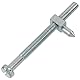 AERZETIX – K37126 – Kettenspanner-Set – für Kettensäge – Kettenspannschraube/Bolzen – kompatibel mit Dolmar 116 120 6000 6800