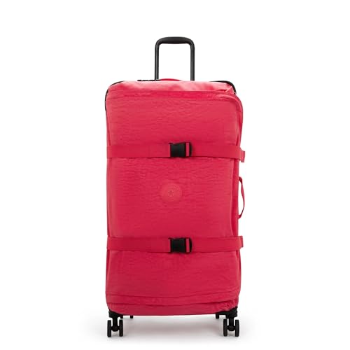 Kipling Bagagem feminina espontânea L com rodinhas, Resort Pink, 16.25''L x 30.75''H x 11''D, Kipling Bagagem feminina espontânea L com rodinhas