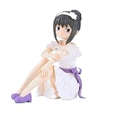 DAYIYUE Madoka Magica Homura Akemi - Figura de anime Puella Magi AkemiHomura Pijama blanco postura sentada figuras de PVC modelo para exhibici&oacute;n y regalo...