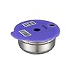 Bosch coffee capsule refillable reusable pod capsule stainless steel coffee filter for bosch series coffee machine 200ml  urban country home decor