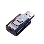 USB Bluetooth Transmitter for TV with Clear Sound Quality Plug and Play Stable, 5.0 Bluetooth Adapter for TV/Car/PC Audio Adapter