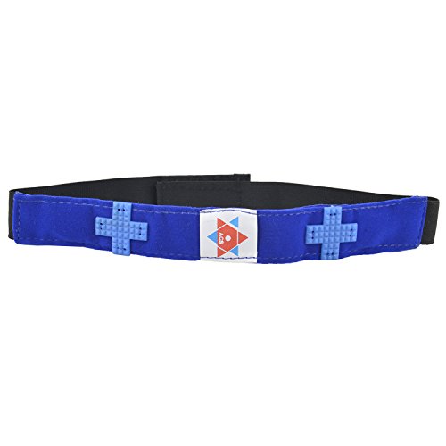 Acupressure Health Care System Magnetic Soft Head Belt (Free Size, Blue)