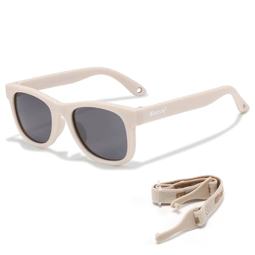 Lunettes de soleil bébé 0-2 ans idéales pour les sorties à la plage et balades en poussette