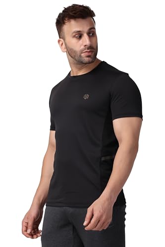 Image of Men's Athletic Crew Neck T-Shirt - Moisture-Wicking Gym & Casual Workout Shirt