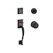 Baldwin FDNAPXTRATRR112 Reserve Full Dummy Handleset Napa x Traditional with Traditional Round Rose in Aged Bronze Finish