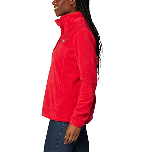Image of Columbia Womens Benton Springs Half Snap II Pull Over Fleece Jacket, Dark Stone /Canoe /Vintage Blue, 3X