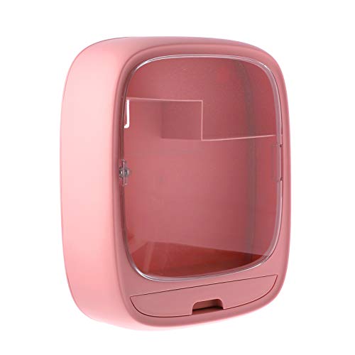 DOITOOL 1pc Wall-mounted Bathroom Storage Box Punch Cosmetic Organizer for Soap and Shower Gel Household Shelf Stylish Design and Storage