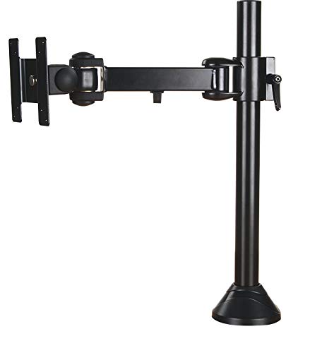 Pro Signal Adjustable Desk Monitor Arm - Grommet Mount, VESA 75x75 & 100x100, 10kg Capacity, 300mm Reach - Black - PSG90993