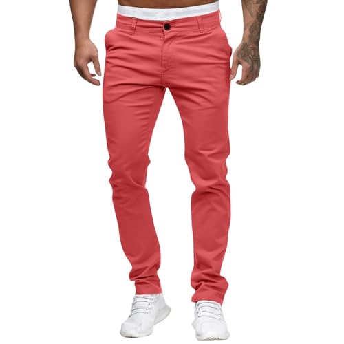 Generisch Pantalones de chándal para hombre, pantalones de deporte, pantalones de entrenamiento, cómodos, ligeros, elásticos, pantalones de chándal para hombre, tiempo libre, transpirables, pantalones