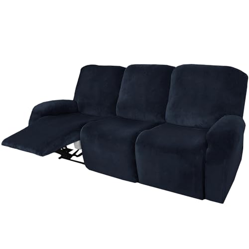 Housses de canapé inclinable en velours premium pour salon chic - 2