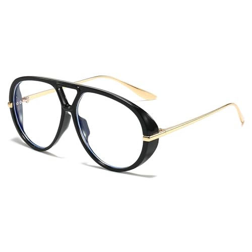 Trendy Aviator Sunglasses for Women Men Oversized Classic 70s Round Aviator Sun Glasses Vintage Shades3