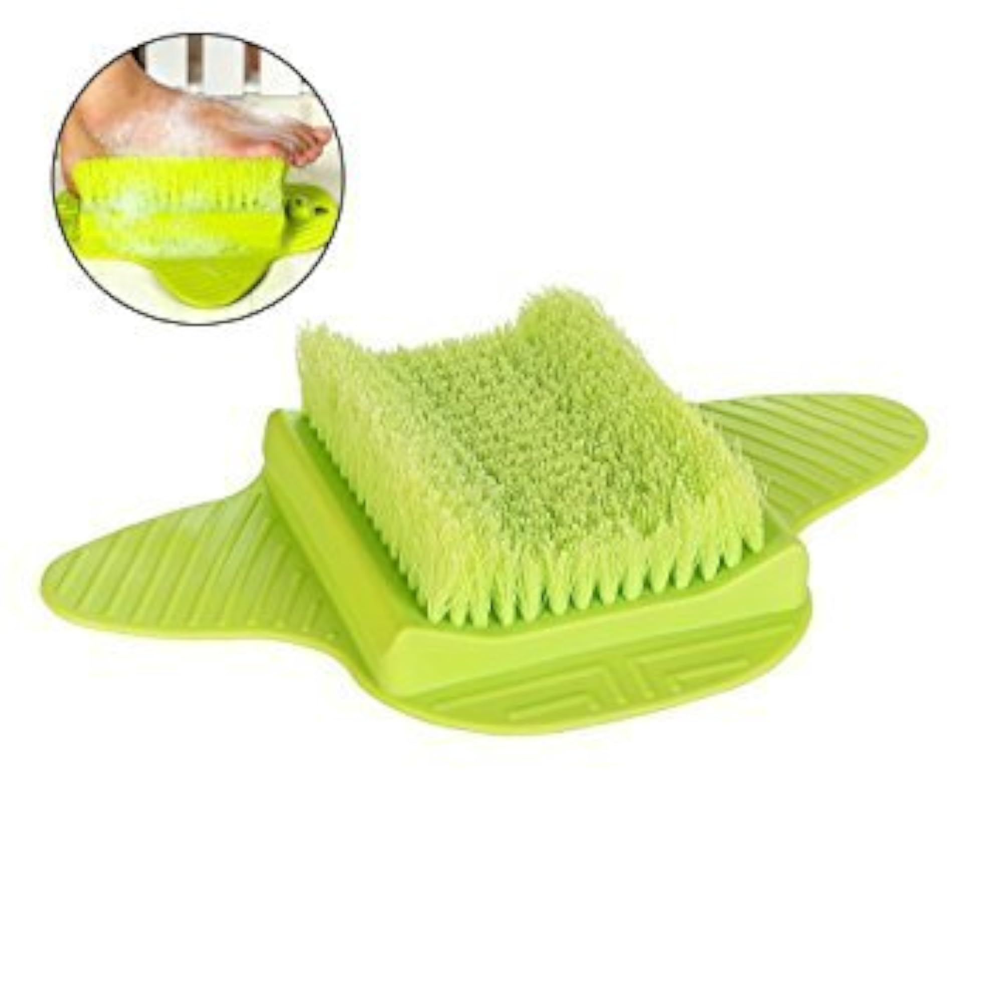 Rubber Foot Wash Pedicure Massager Exfoliating Scrubber