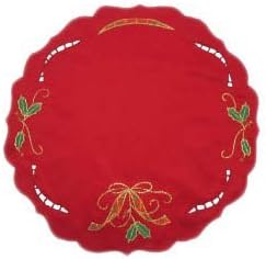 Lenox Linens Holiday Nouveau Cutwork #7335 Placemat 16" Round