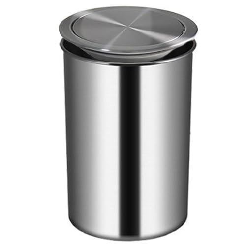 Poubelle de comptoir encastrable inox pour plan de travail de cuisine et bureau