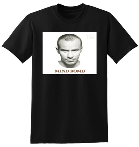 GWDBBNQZ The The T Shirt Mind Bomb Vinyl CD Cover Black 3XL