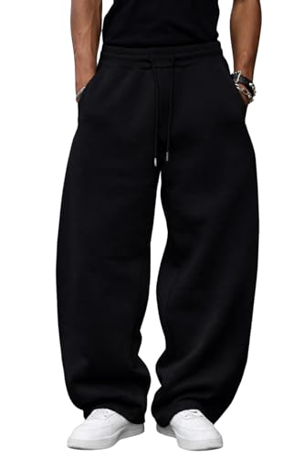 Image of Rockwell Men's Baggy Sweatpants | Cotton Terry Relaxed Fit Joggers for Men | Oversized Streetwear Track Pants | Casual Gym & Everyday Wear| 007