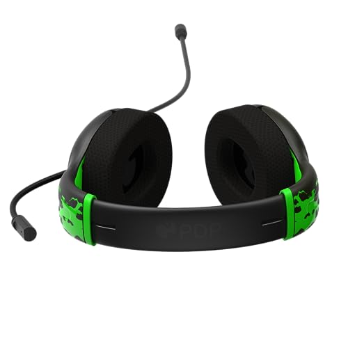 Image of PDP AIRLITE GLOW Wired Headset: Jolt Green For Xbox Series X|S, Xbox One, & Windows 10 /11 PC