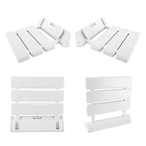 VeeBath De Pro Muur van de Douchezetel het Badhulp Hung Witte Zware Stijl Pvc Vouw Weg