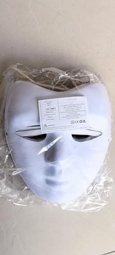 Yamoloz Paintable Paper Masks for Carnival Cosplay, Halloween Party Women Men DIY White Paper Mask, Masquerade - Image 2
