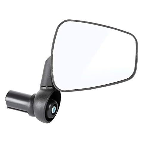 Zefal Unisex's Dooback 2 Right Bar End Mirror, Black, 56cm² Cover