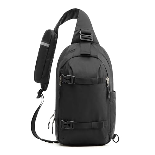 G4Free Recycled Sling Bag for Men Hiking Travel Anti-Theft Crossbody Bag