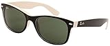 ray ban 2132 new wayfarer 710/51 Schutzhülle aus Leder von Ray-Ban + Mikrofasertuch + Aufbewahrungsbox.
