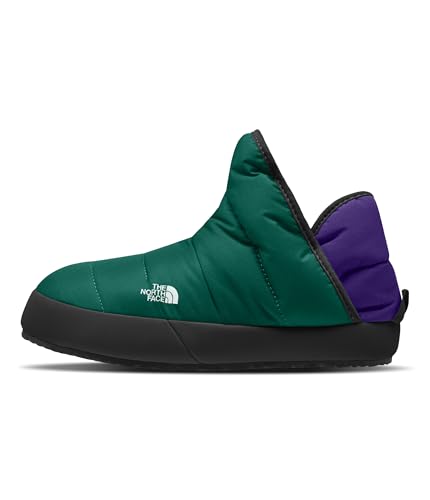 Image of The North Face Teen Thermoball Traction Bootie, Evergreen/Peak Purple, 10