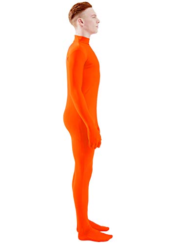 Image of Ensnovo Mens Mock Neck Full Body Unitard Spandex Zentai Suits Costumes