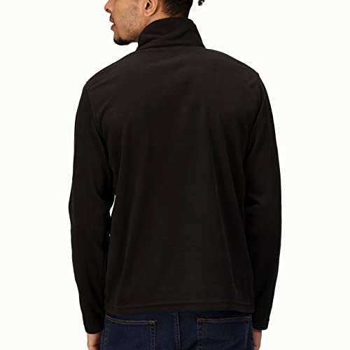 Forro polar Regatta Micro Zip Neck negro XL de manga larga 2