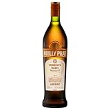 Noilly Prat Ambré Vermouth, 16% vol., 75cl / 750ml, französischer Aperitif mit 13 Kräutern und Gewürzen, darunter Rosenknospen, Koriander, Kardamom und Zimt