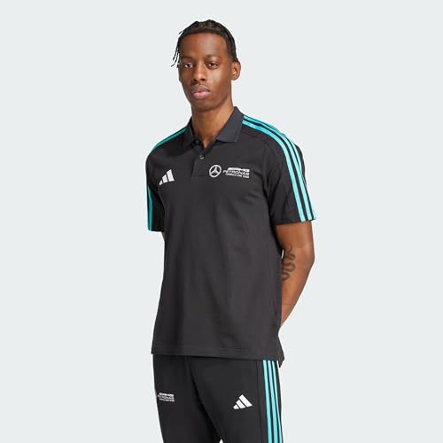 Polo Adidas Mercedes F1 Team DNA homme en piqué respirant haute qualité